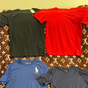 Polo by Ralph Lauren Kids' Red, Blue, and Black Tees